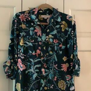 Gorgeous Floral LOFT Button Down